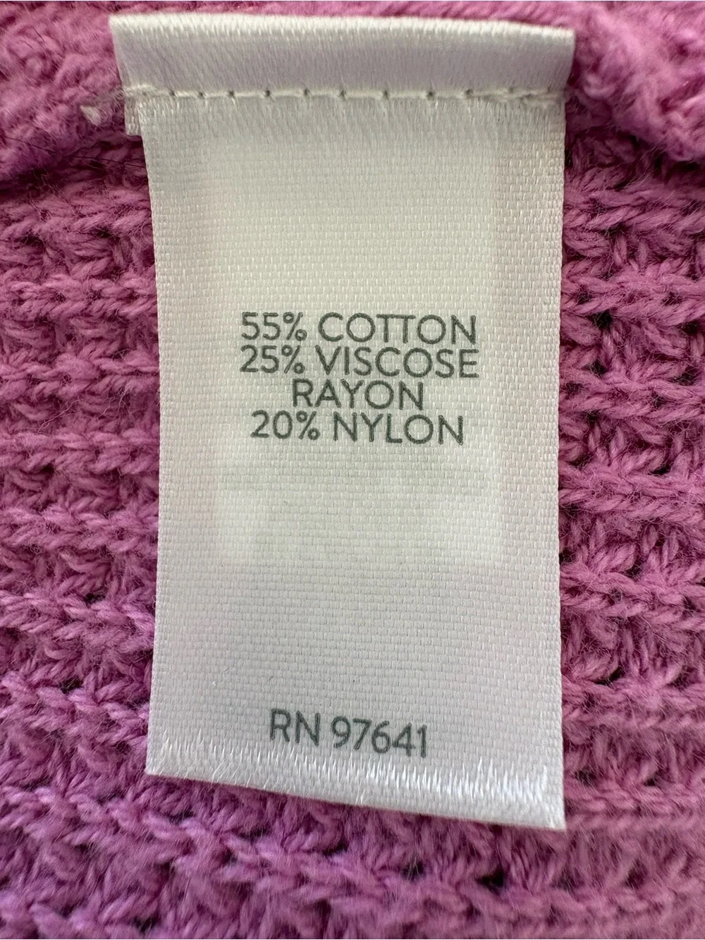 J Jill Woman’s Long Waffle Knit Open Front  Cardigan Sweater Size Medium Pink